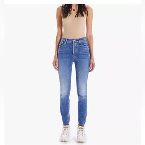 Mother The Stunner Ankle Fray Jean In Crate Digger
